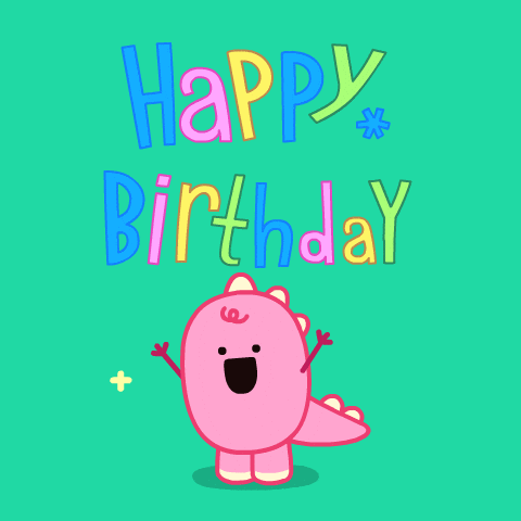 Feliz Cumple Happy Birthday GIF by DINOSALLY