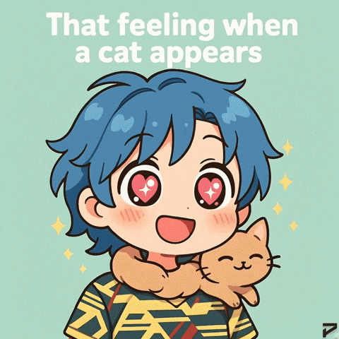 Meow Blushing GIF by Persona