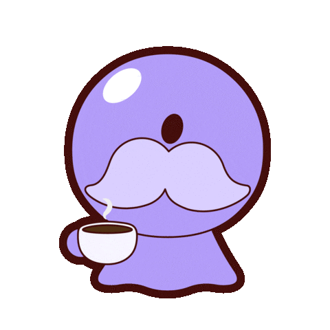 Coffee Morning Sticker by larva in mars