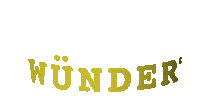 wunder Sticker