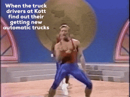 When The Truck Drivers At Kott Find Out Their Getting New Automatic Trucks GIF