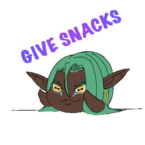 Give Snacks Sticker