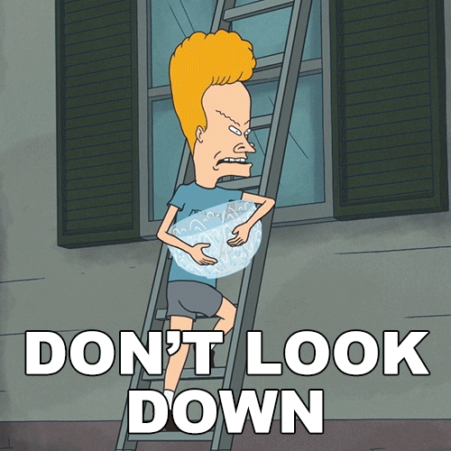 Dont Look Down Beavis And Butthead GIF by Paramount+