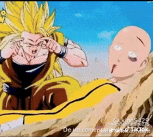 One Punch Man Goku Meme GIF
