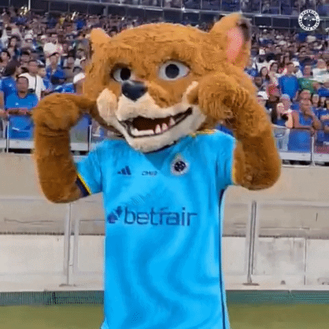 Futebol Mascot GIF by Cruzeiro Esporte Clube