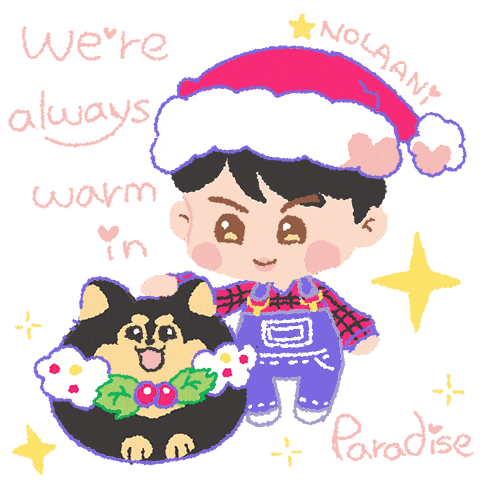 Animation Christmas Sticker