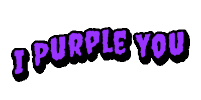 I Purple You Sticker