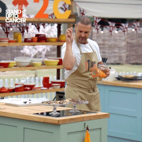 Seasoning Decorate GIF by The Great British Bake Off
