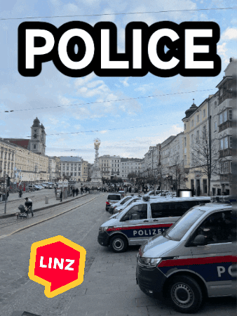 Police Wow GIF by Linz News