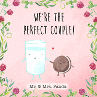Perfect Couple Coffee GIF by Mr. & Mrs. Panda