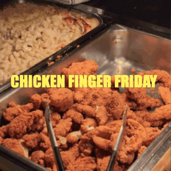 Hungry Chicken GIF by Skidmore College