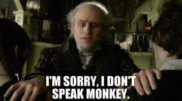 A Series Of Unfortunate Events Monkey GIF