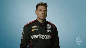 Pointing Down Will Power GIF by INDYCAR