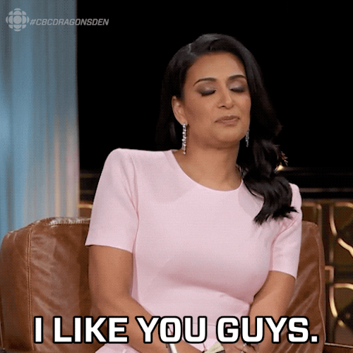 Dragons Den Approval GIF by CBC