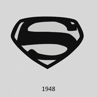 superman changing GIF
