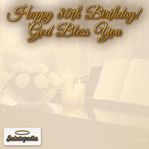 Happy Birthday GIF by Saintapedia