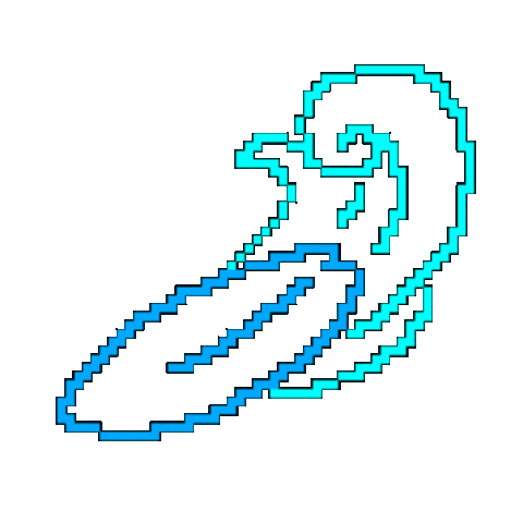 Pixel Summer Sticker