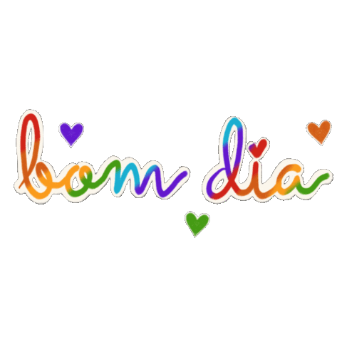 Good Morning Rainbow Sticker