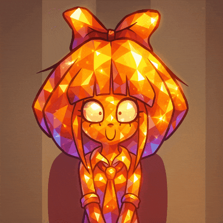 Orange Gem GIF