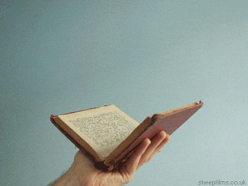 Open Book Text GIF by sheepfilms - Find & Share on GIPHY