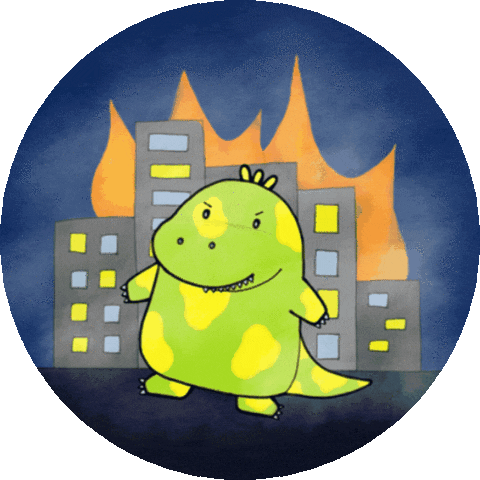 Rawr Sticker