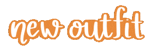 Orange Outfit Sticker