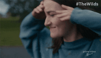 TV gif. Sarah Pidgeon as Leah Rilke rubs her hands over her head and holds them on her head as she looks around stressed and upset. She closes her eyes tight and then crits her teeth. She lets out a loud scream and bears her hands like claws.