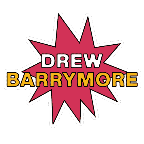 Paper Doll Drew Sticker by The Drew Barrymore Show