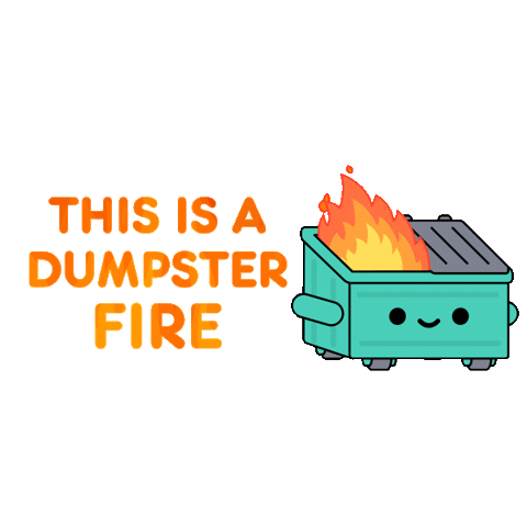 This Is Fine Sticker by 100% Soft