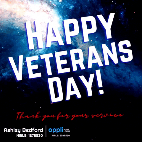 Thank You For Your Service Happy Veterans Day GIF by Ashley Bedford