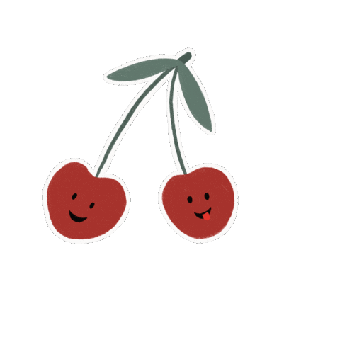 Cherry Sommer Sticker by ayoungdesign