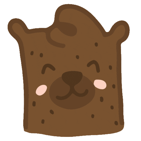 In Love Bear Sticker by Kwdika Studio