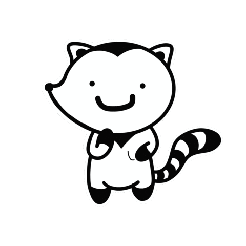Raccoon Sticker