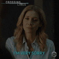Sorry Crossing Lines GIF by Ovation TV
