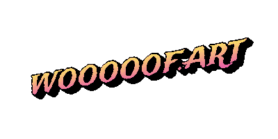 WOOOOOF.ART Sticker