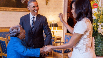 Barack Obama Joy GIF by BuzzFeed