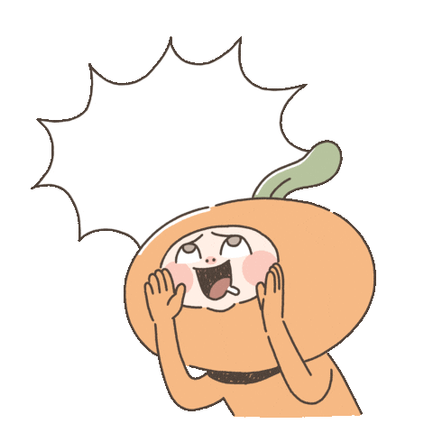 Fun Orange Sticker