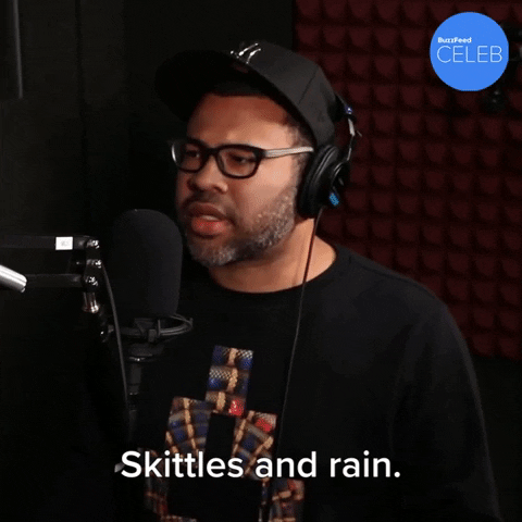 Jordan Peele Skittles GIF by BuzzFeed