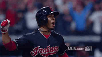 Cleveland Indians Baseball GIF by MLB