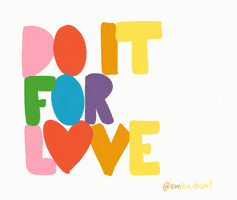 Love Is Love Rainbow GIF by Emilia Desert