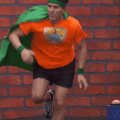 Superhero Running GIF by Big Brother