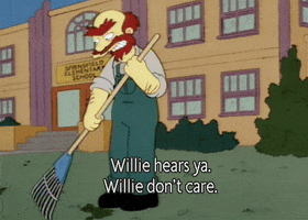 the simpsons dont care GIF