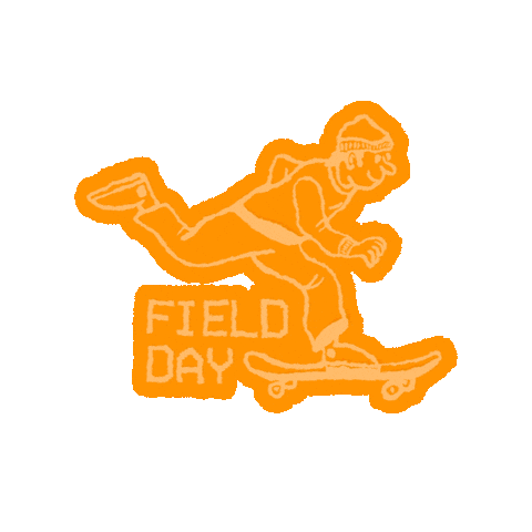 Field Day Skater Sticker by Influx Marketing