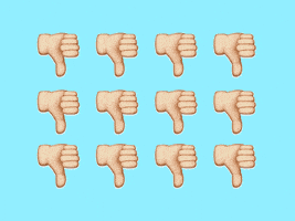 dislike thumbs down GIF