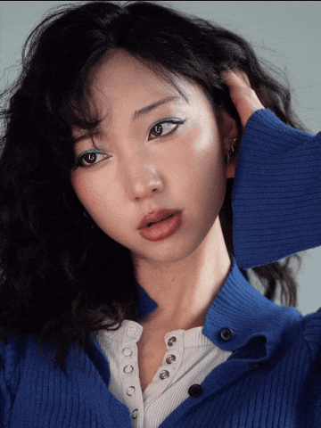 Beautiful Girl Flirting GIF