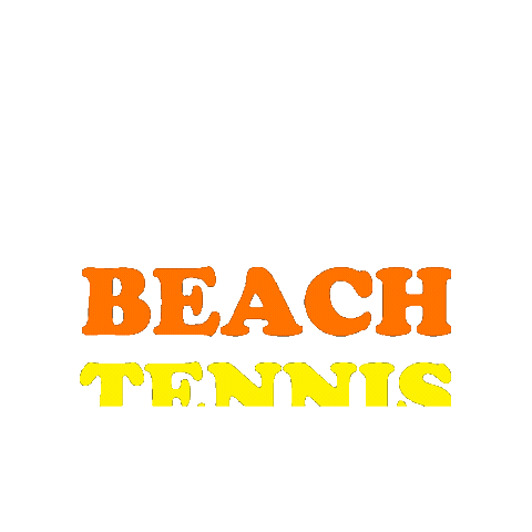 Beach Tennis Sticker