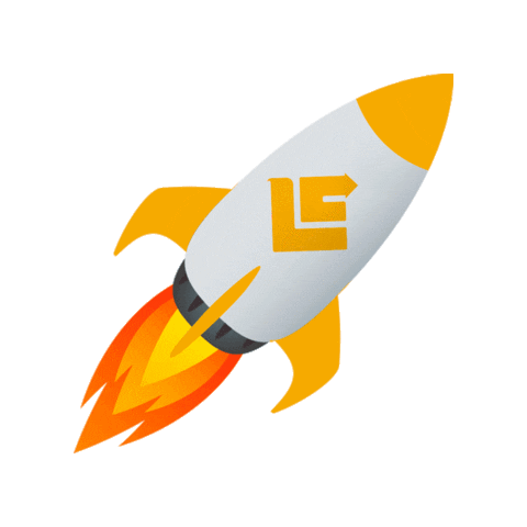 Rocket Mission Sticker by Yellow Crypto