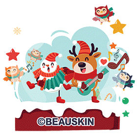 Christmas Santa Sticker by BEAUSKIN