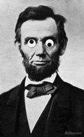 swirling abraham lincoln GIF