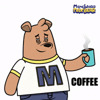 Coffee Time GIF by Meme World of Max Bear